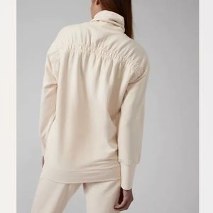 Athleta Balance Cinch Turtleneck Sweatshirt